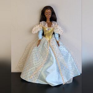 Barbie | Sleeping Beauty Black AA Barbie, Vintage 1999, 1996 Cinderella Gown